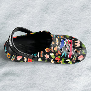 Haiti Customized Clogs Shoes With Haitian Flag And Symbols v2