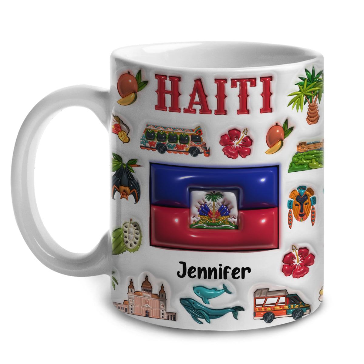 Custom Haiti Coffee Mug Cup With Your Name