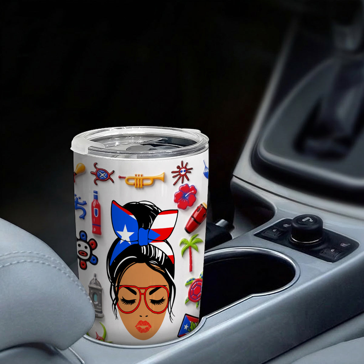 Custom Boricua Tumbler With Funny Quotes