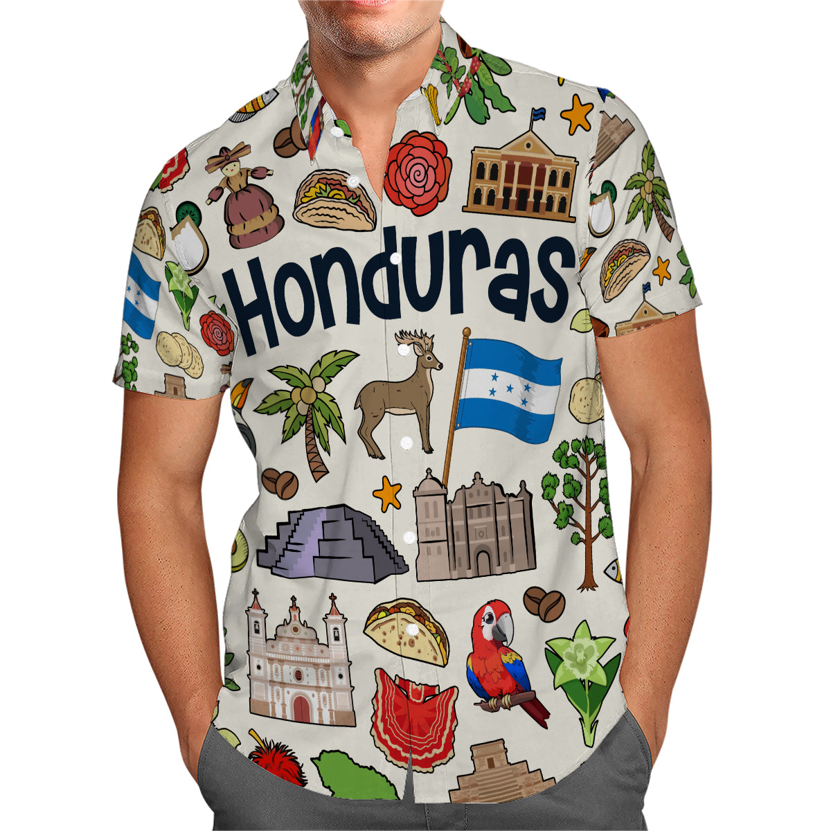 Honduras Hawaiian Shirt For Vacation And Travel Lovers