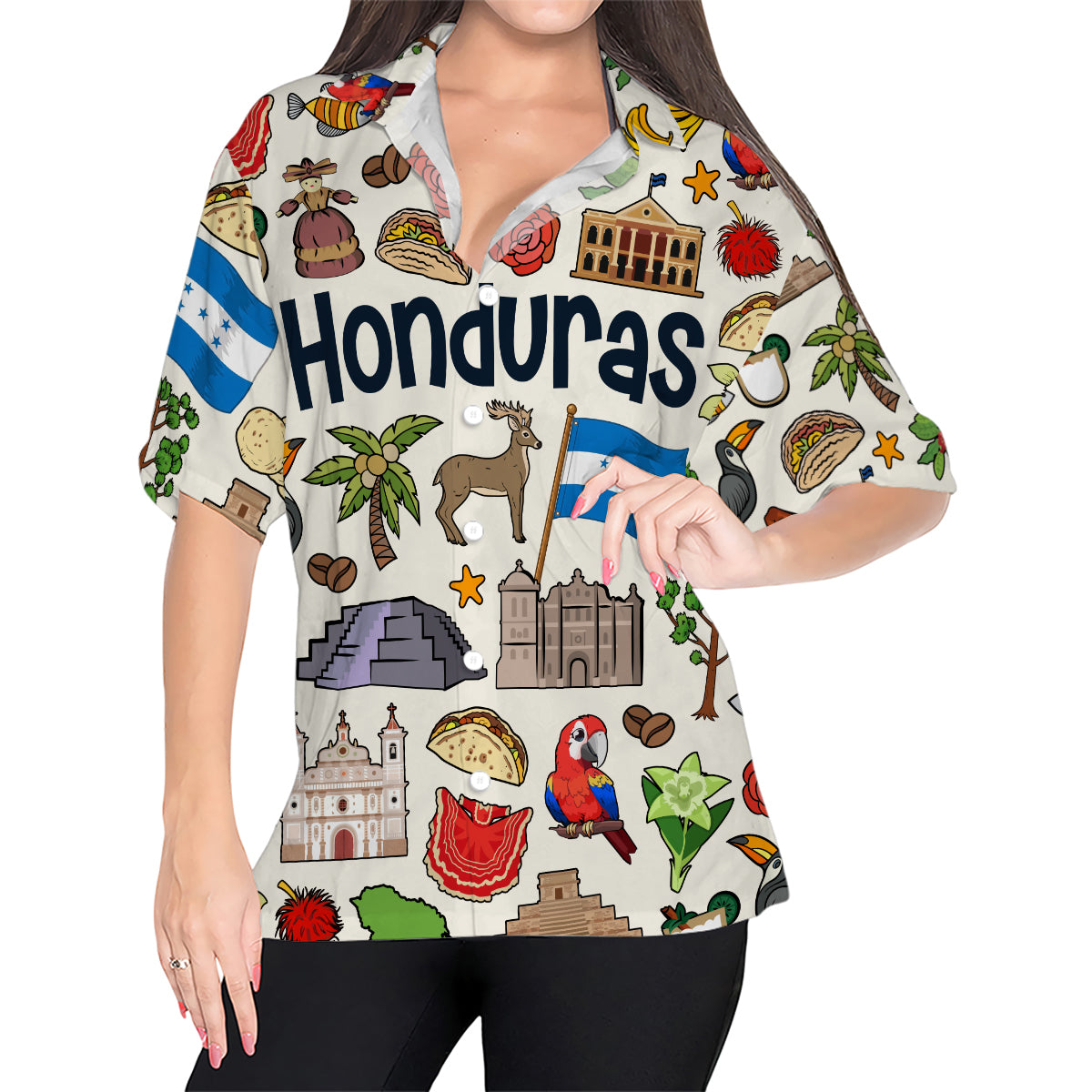 Honduras Hawaiian Shirt For Vacation And Travel Lovers