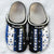 Honduras Personalized Clogs Shoes With A Half Flag