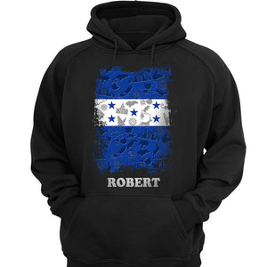 Honduras Flag Personalized T-shirt With Symbols