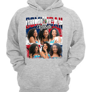 Custom Dominican T-shirt With Your Photo Vintage Version