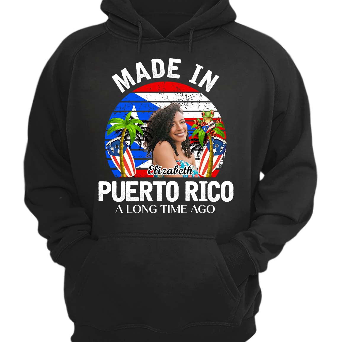 Custom Puerto Rico T-shirt, Made in Puerto Rico A Long Time Ago