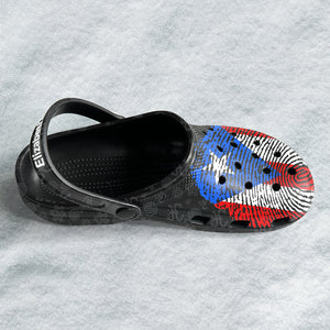 It's In My DNA Puerto Rico Rican Flag Custom Clogs Shoes