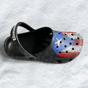 It's In My DNA Puerto Rico Rican Flag Custom Clogs Shoes