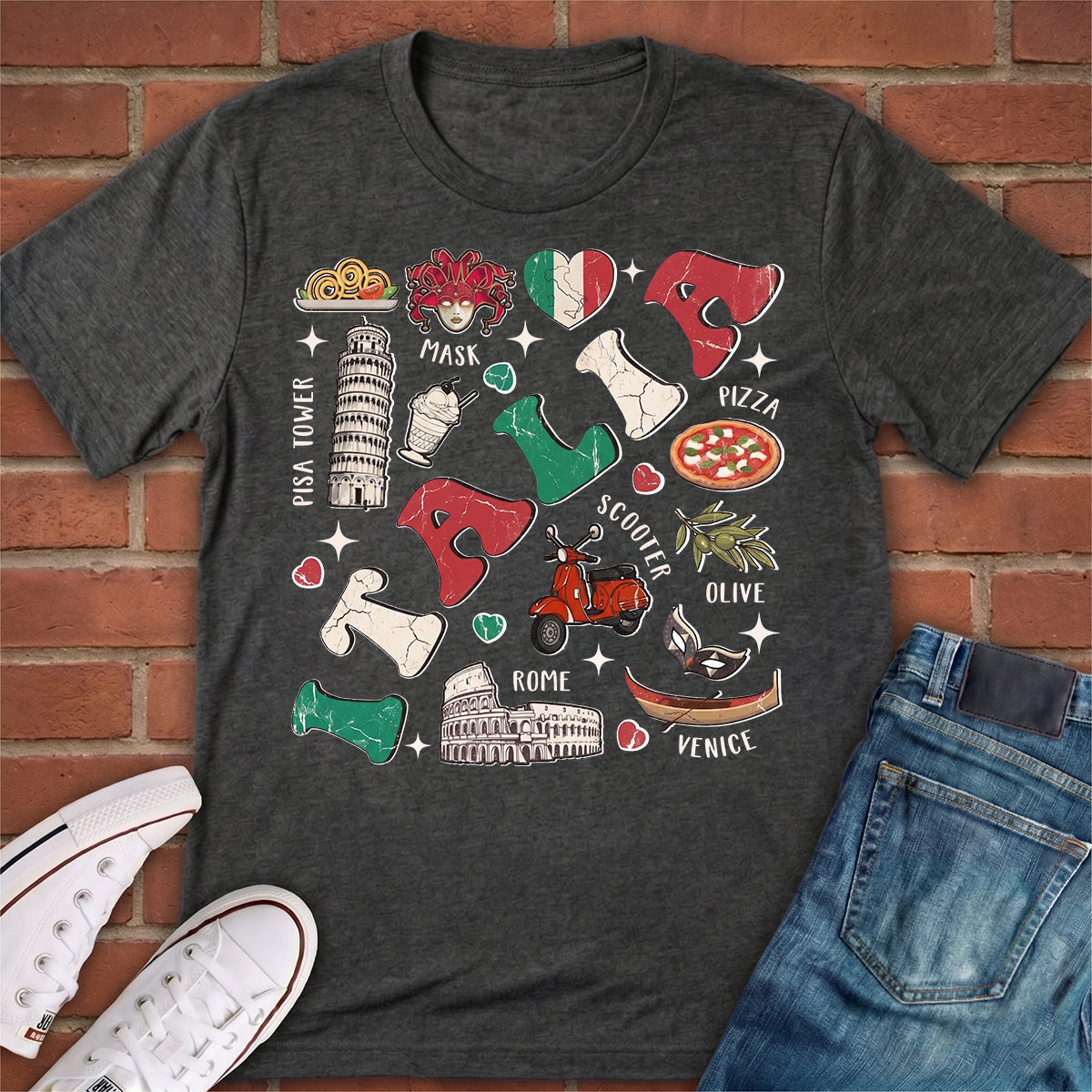 Italia T-shirt For Italia Vacation Gift