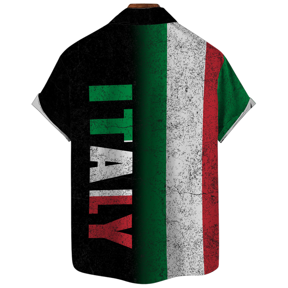 Italy Hawaiian Shirt With A Half Flag