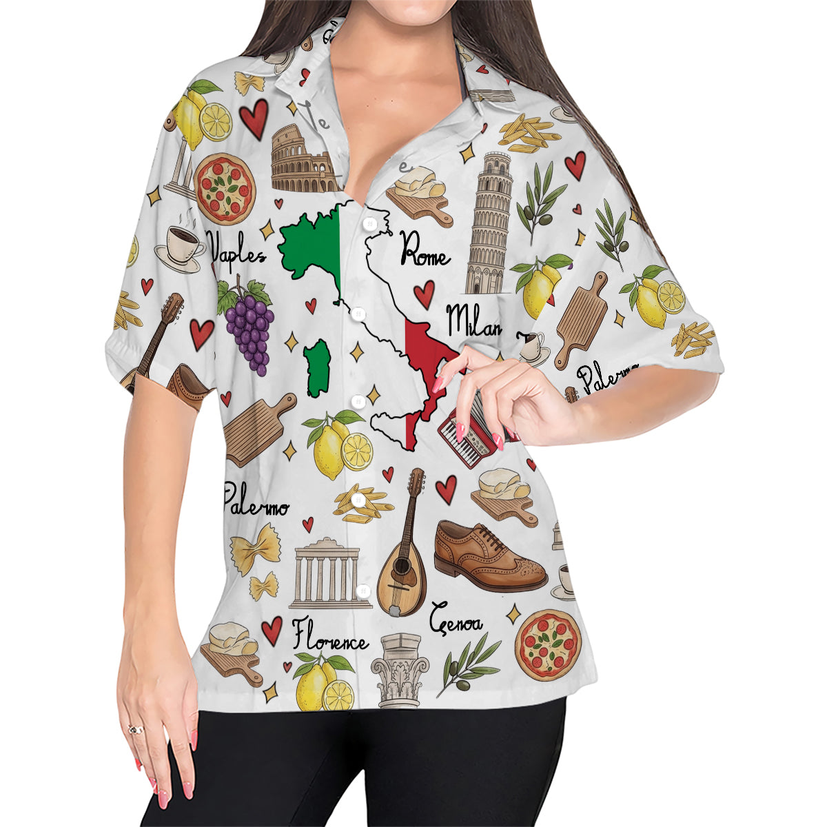 Italy Hawaiian Shirt For Vacation And Travel Lovers