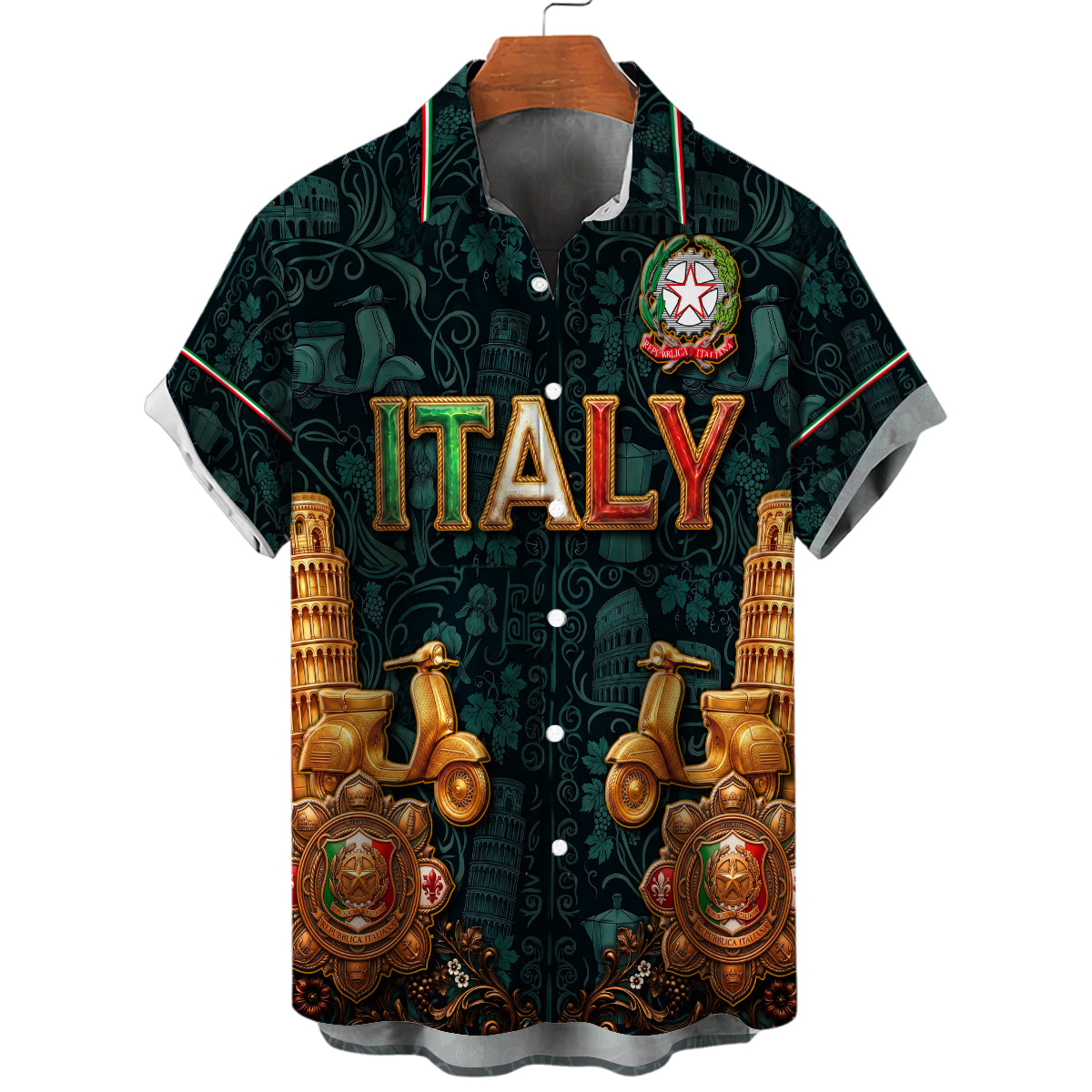 Italy Hawaiian Shirt With Proud Italian