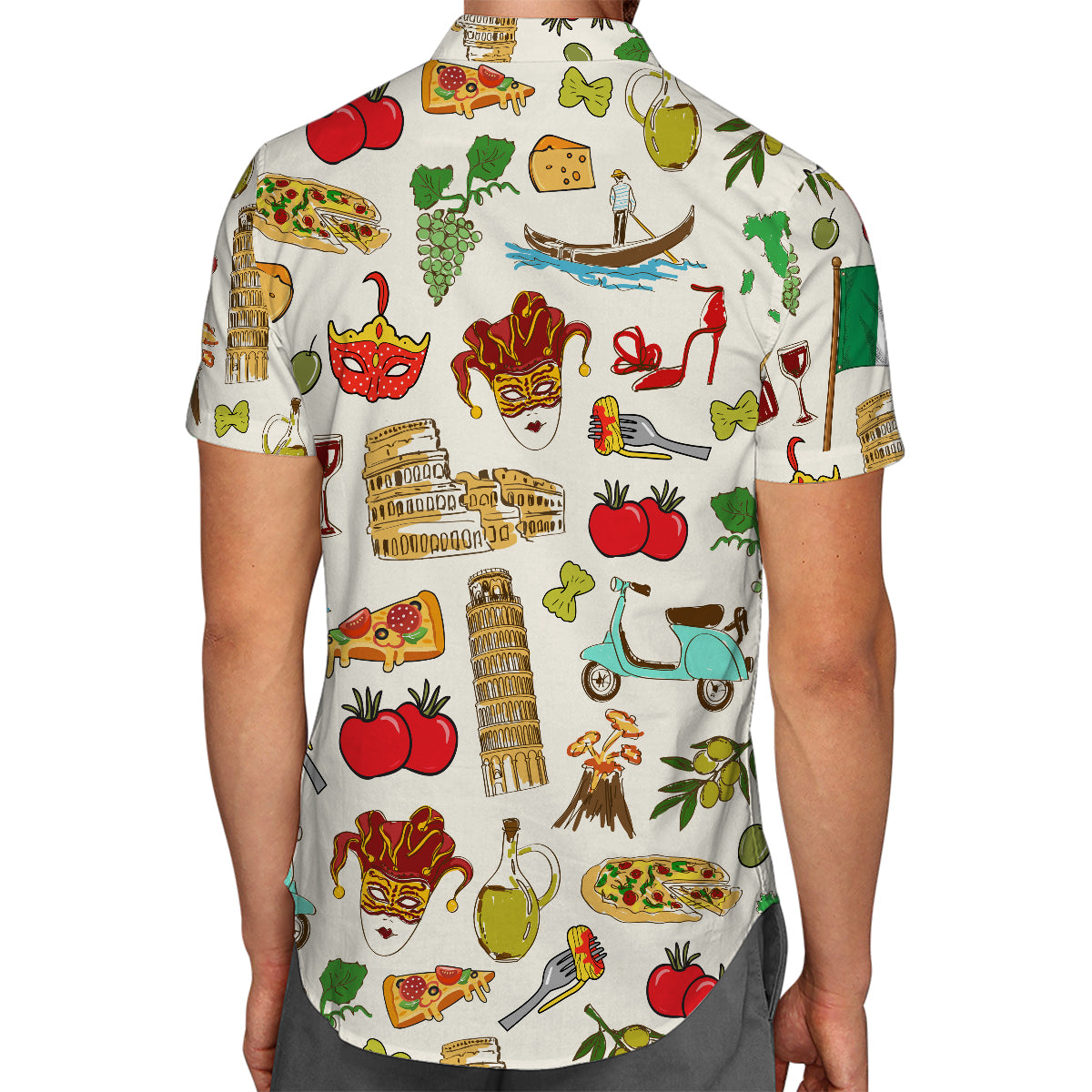 Italy Italia Hawaiian Shirt For Vacation And Travel Lovers