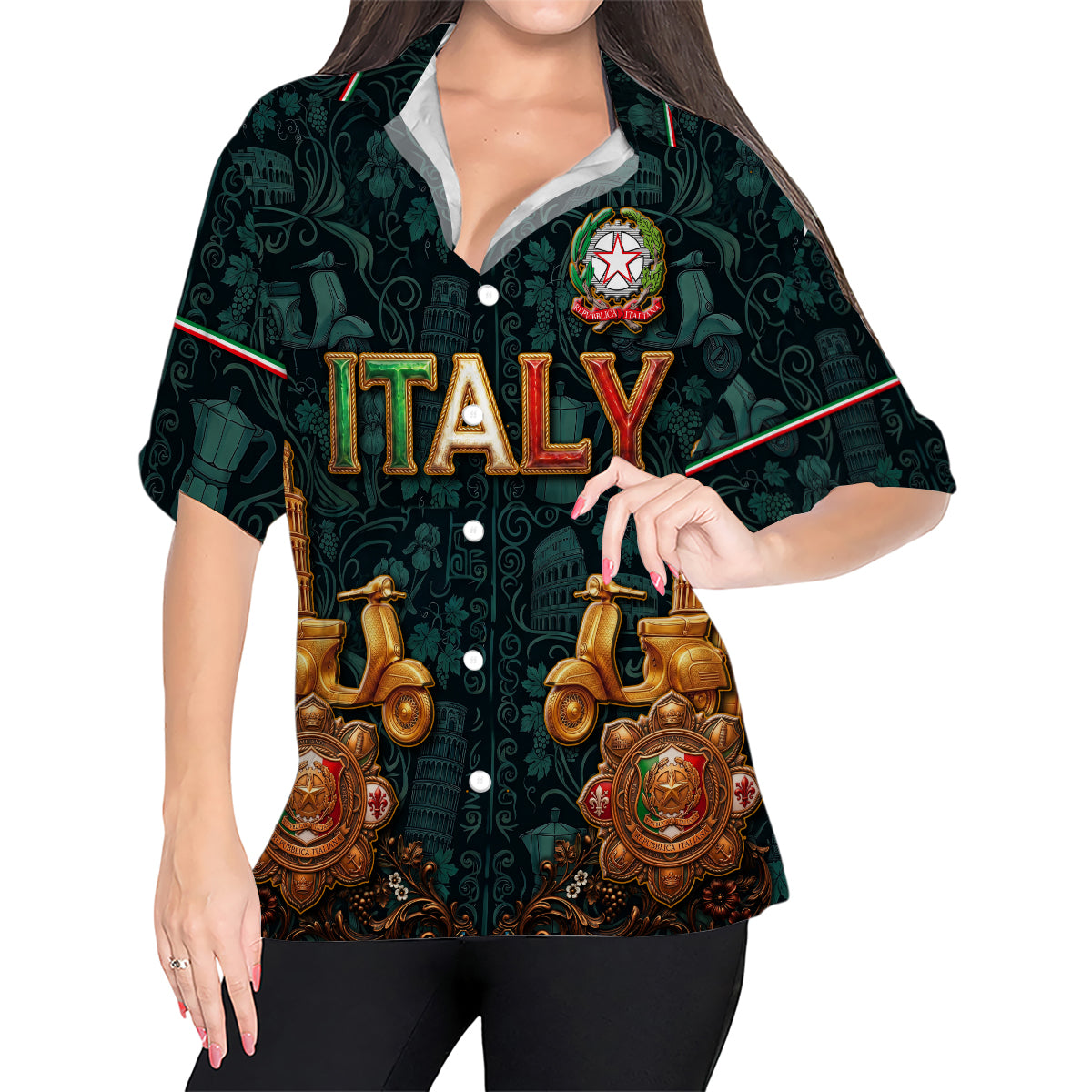 Italy Hawaiian Shirt With Proud Italian