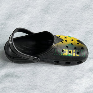 Jamaica Personalized Clogs Shoes With A Half Flag v2