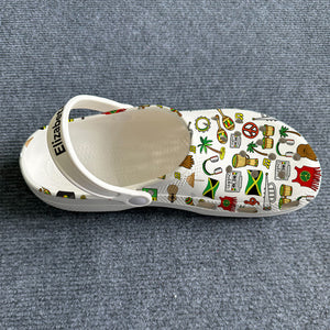 I'm Not Yelling I'm Jamaican Customize Clogs Shoes