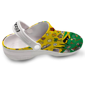 Jamaica It's Where My Story Begins Custom Clogs Shoes