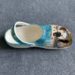 Custom Dog Clogs Shoes For Dog Lovers Just A Girl Who Loves Dog