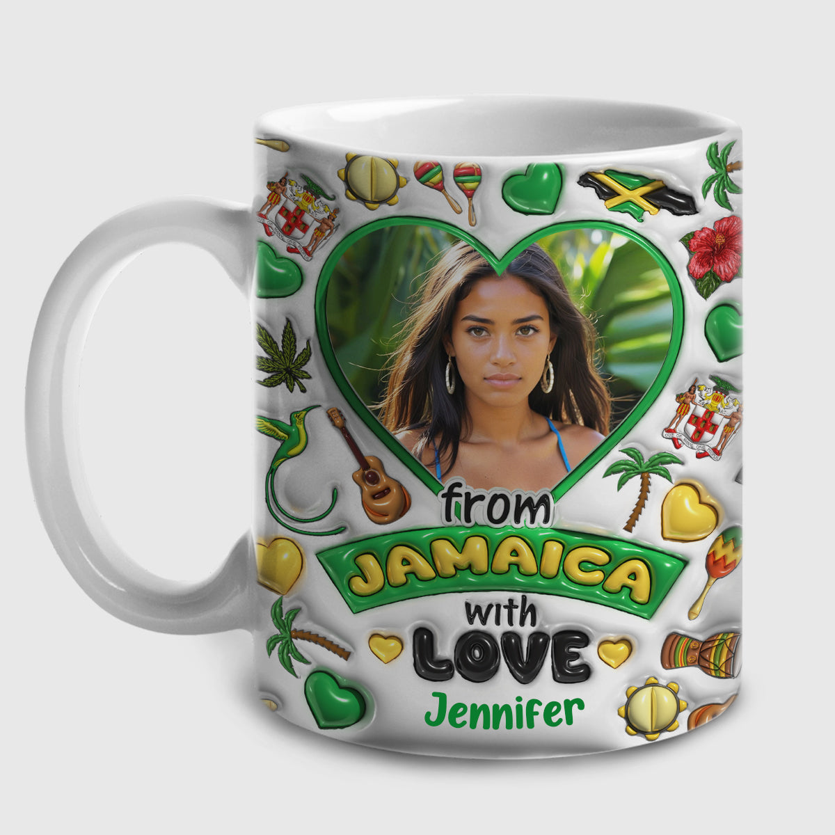 From Jamaica With Love Coffee Mug With Your Name