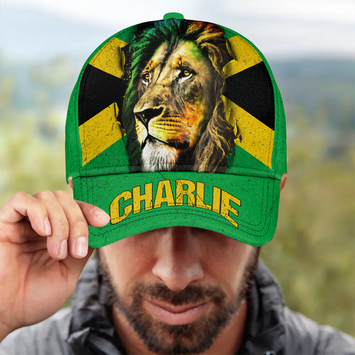 Custom Jamaica Lion Classic Cap For Jamaican