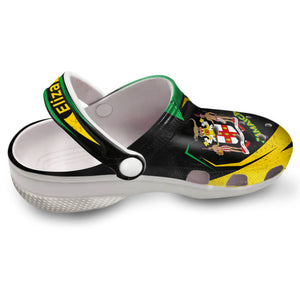 Jamaica Flag Cover Personalized Clogs Shoes