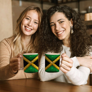 Jamaica Flag 3D Inflated Effect Coffee Mug