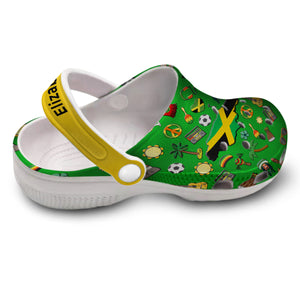 Jamaica Personalized Clogs Shoes With Your Photo