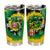 Jamaica Personalized Tumbler With Symbols Tie Dye