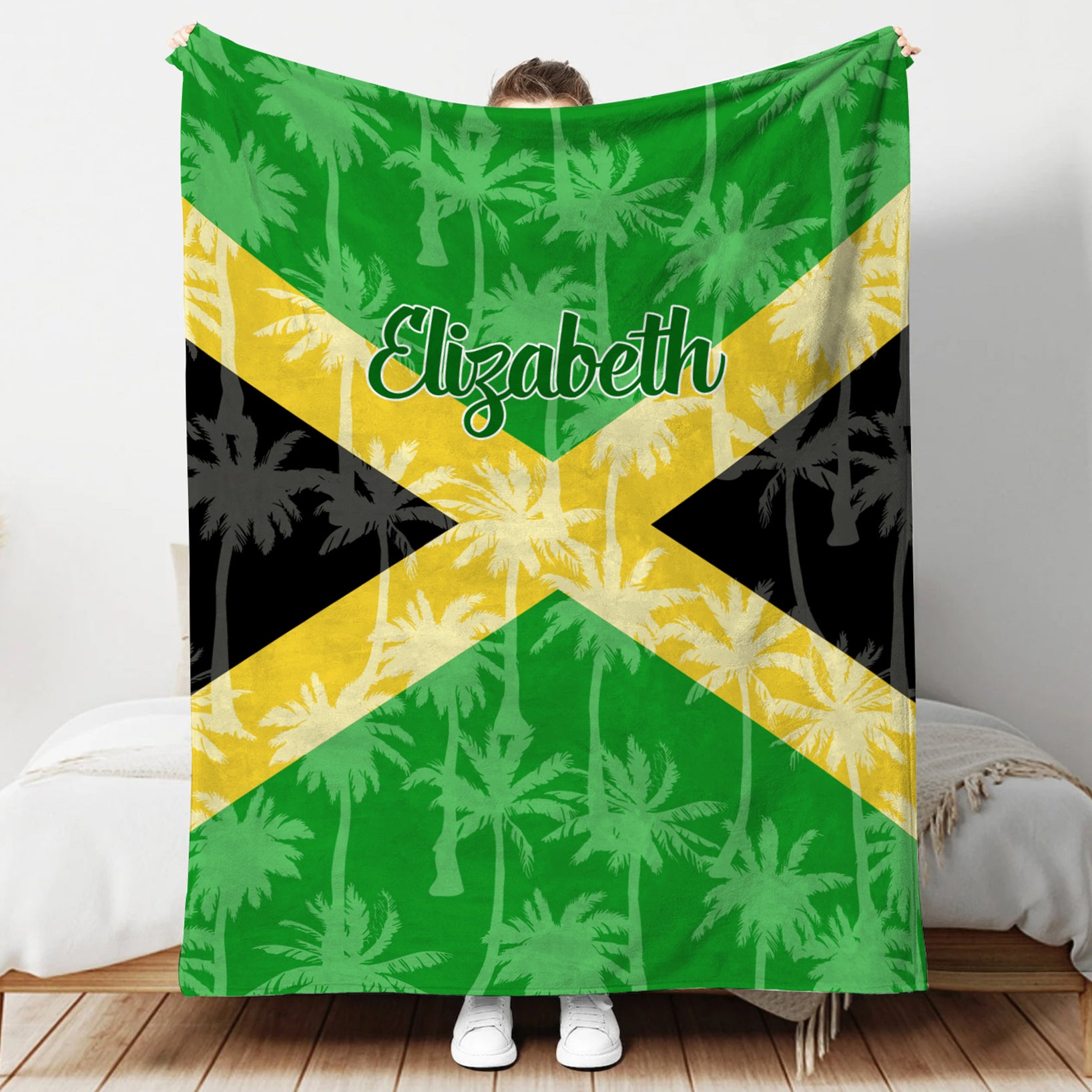 Custom Jamaica Blanket With Symbols