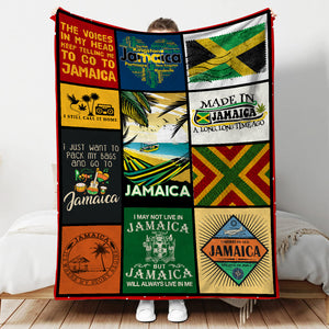 Made In Jamaica A Long Long Time Ago Blanket