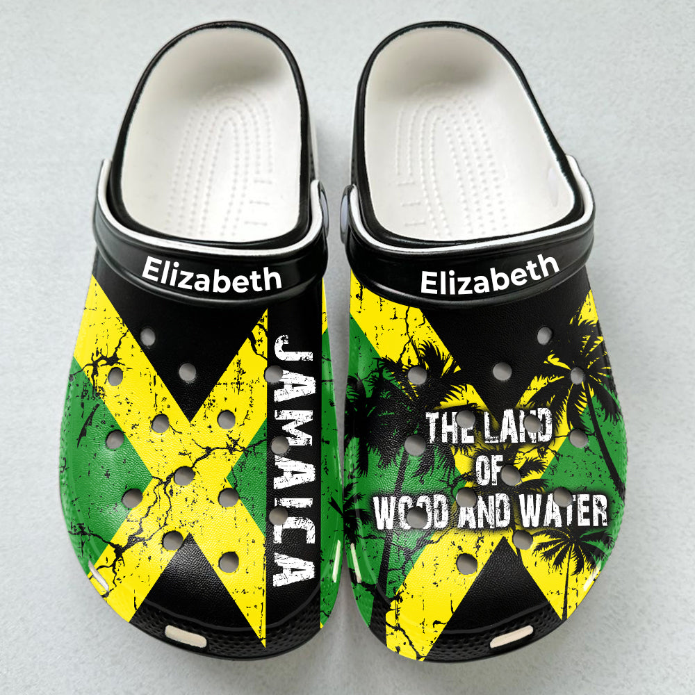 Custom Jamaica Clogs Shoes With Nickname