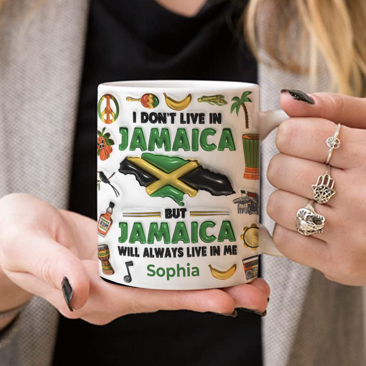 Custom Jamaica Will Always Live In Me, Symbols