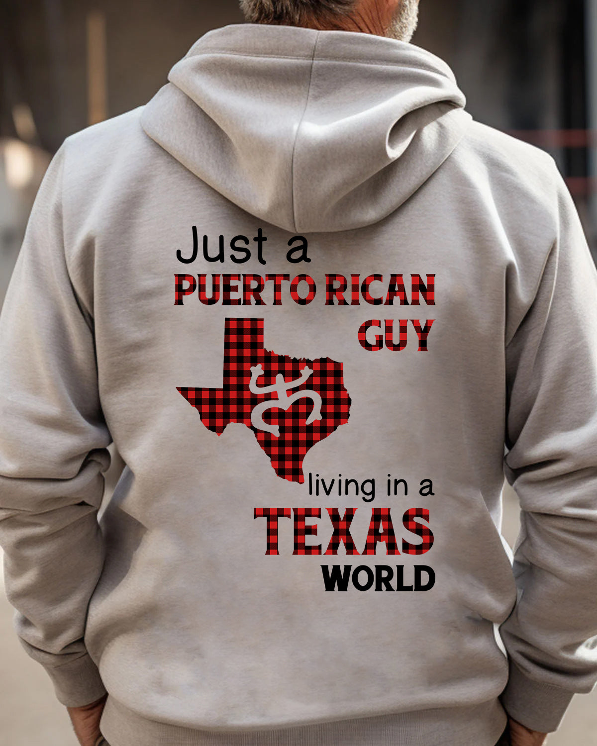 Just A Puerto Rican Guy Living In A Texas World T-shirt