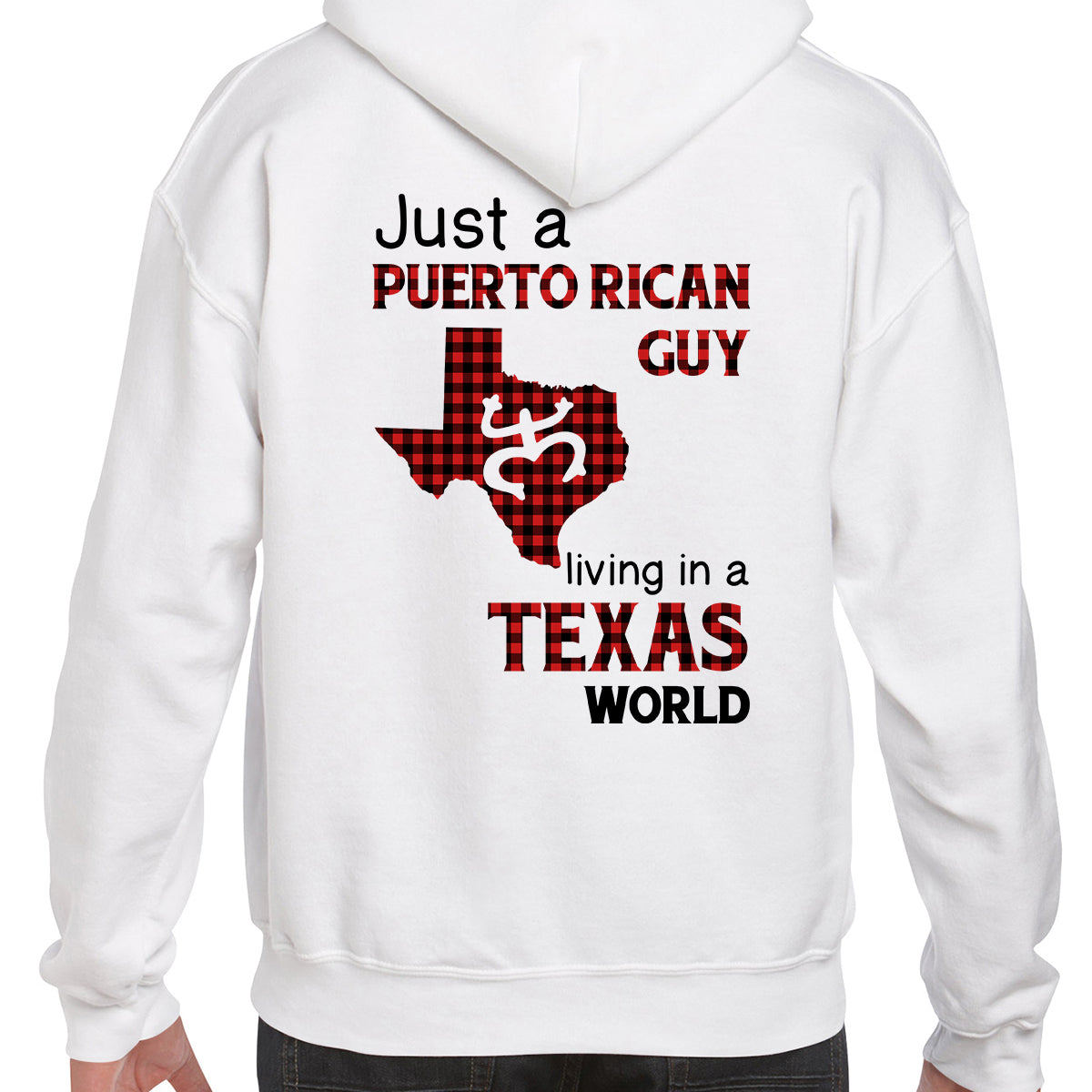 Just A Puerto Rican Guy Living In A Texas World T-shirt
