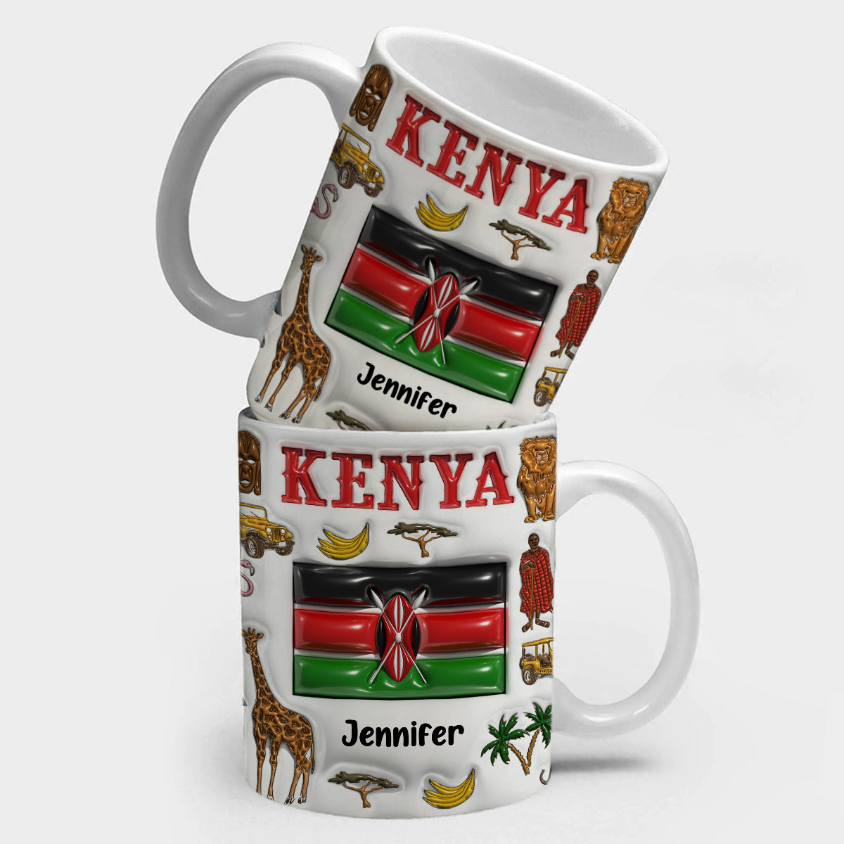 Custom Kenya Coffee Mug Cup With Your Name