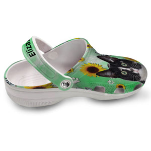 Cat Lovers Personalized Clogs Shoes With Photo And Your Name