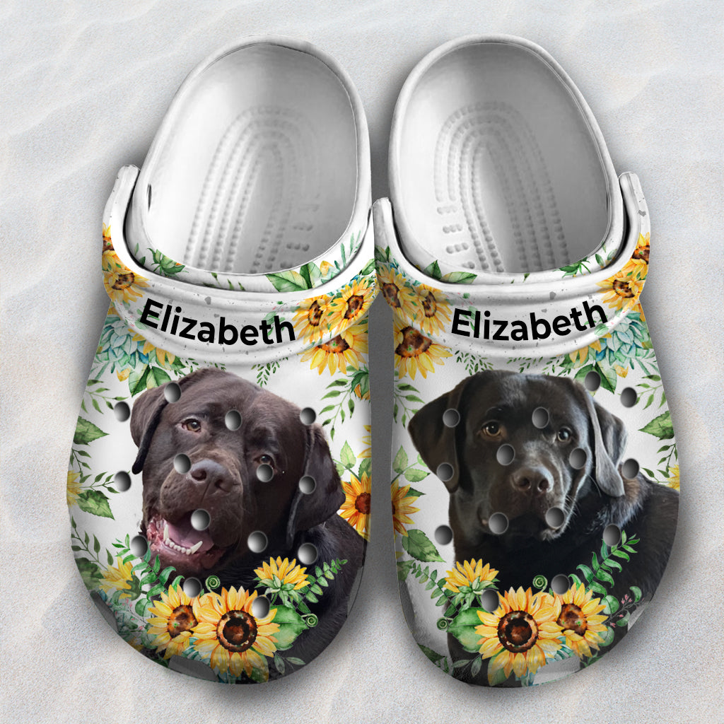 Personalized Dog Women Clogs Shoes With Your Photos