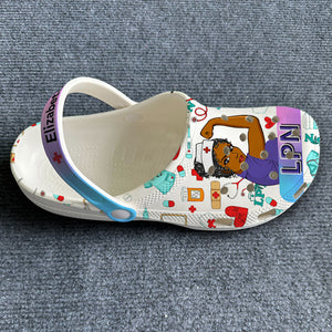 LPN Strong Personalized Clogs Shoes For LPN