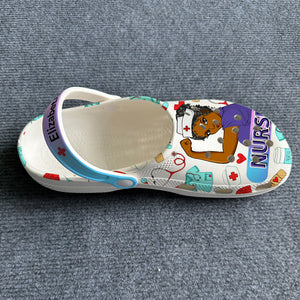 Nurse Strong Personalized Clogs Shoes For Nurse