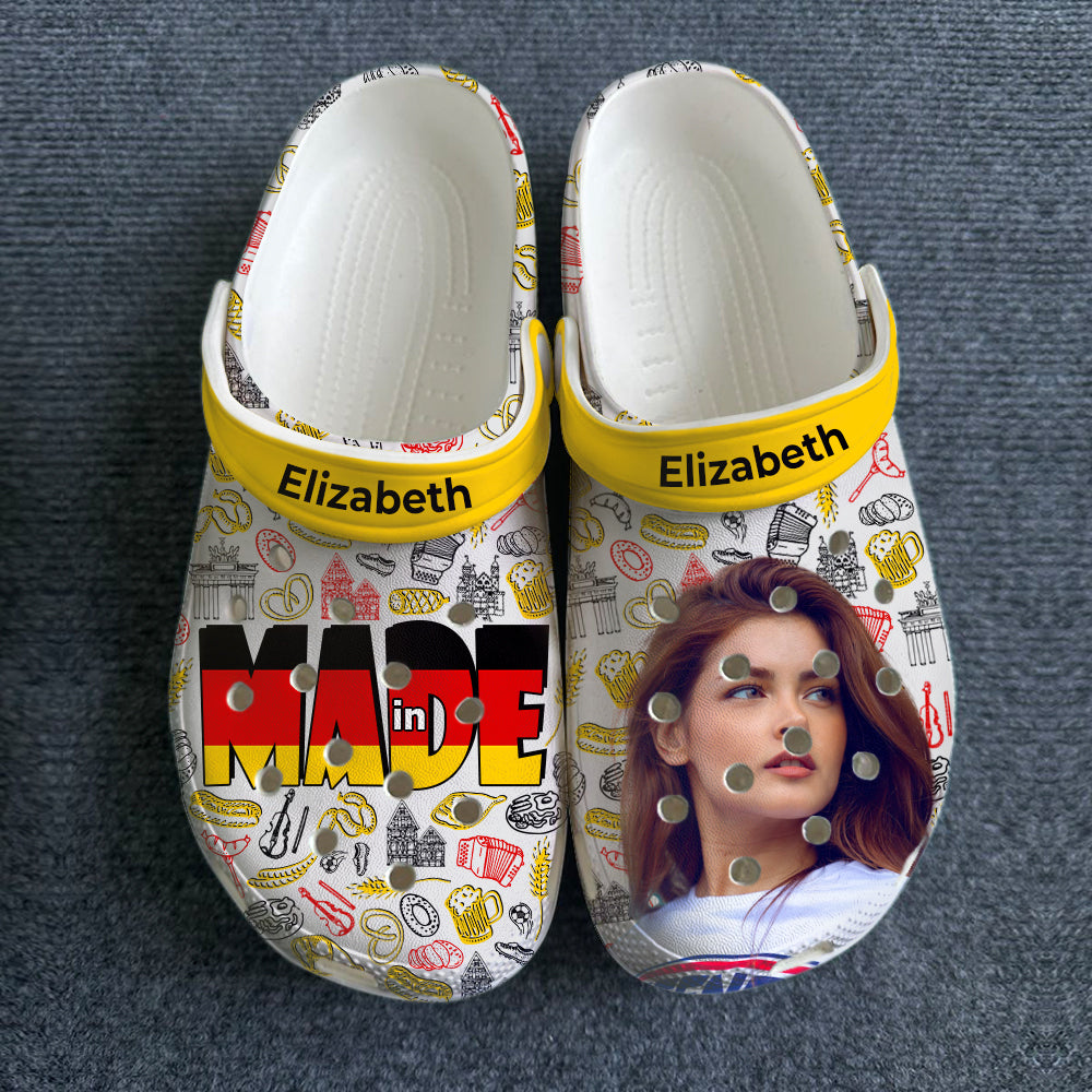 Made In Germany Customized Clogs Shoes With Your Picture
