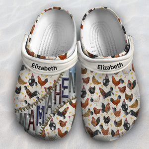 Mama Hen Custom Chicken Clogs Shoes