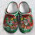 Mexican Personalized Clogs Shoes With Symbols Tie Dye