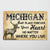 Michigan That Place Forever In Your Heart Horizontal Poster