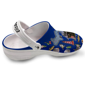 Michigan Custom Clogs Shoes With Your Photo
