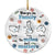 Personalized Long Distance Family Christmas Ornaments