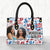 Personalized Boricua Girl Leather Handbag Purse