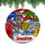 Personalized Puerto Rico Christmas Ceramic Ornament
