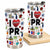 Custom I Love Puerto Rico With Symbols Tumbler