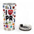 Custom I Love Puerto Rico With Symbols Tumbler