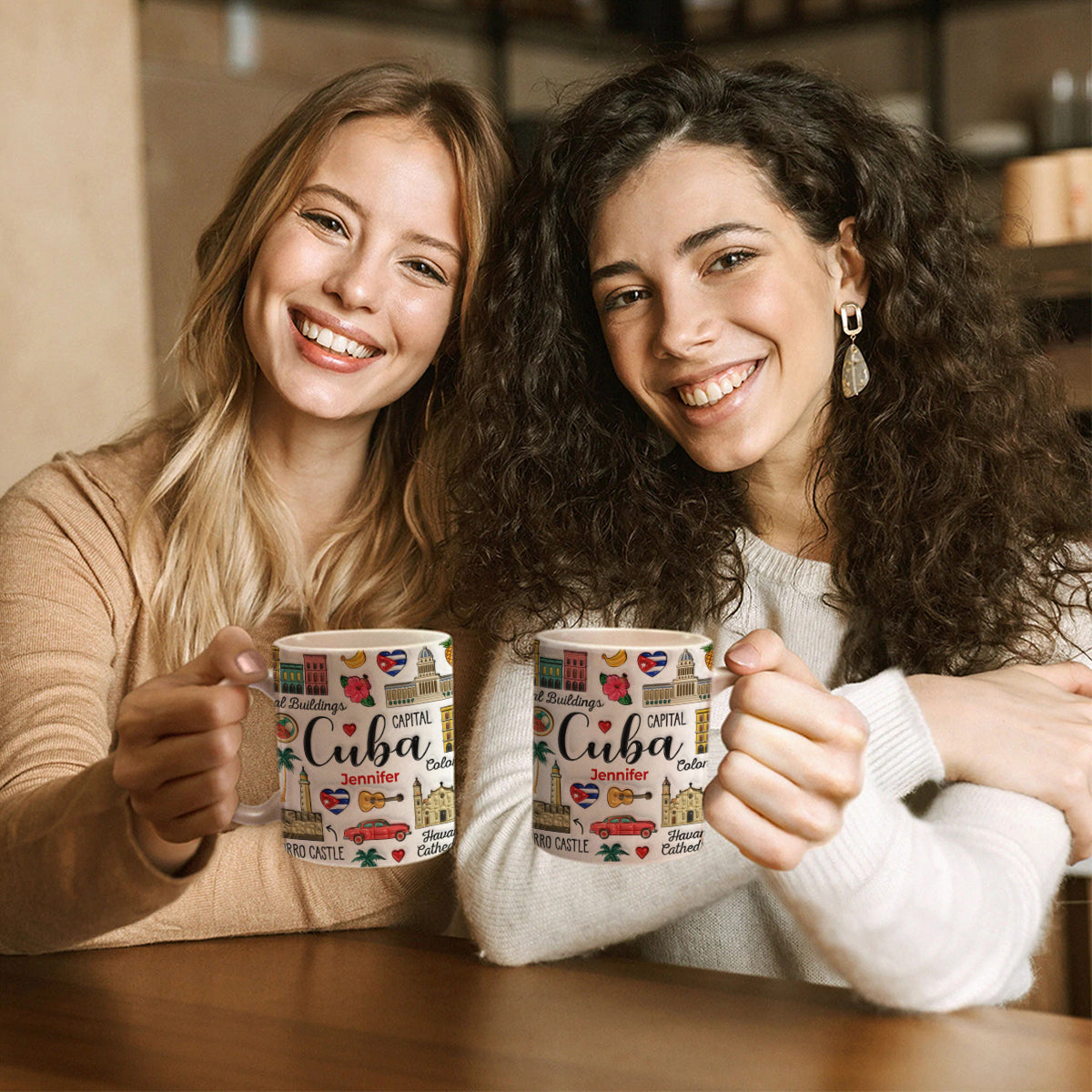 Custom Cuba Coffee Mug Cup With Symbols