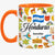 Custom Honduras Accent Mug With Water Symbols, Name